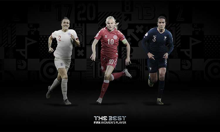 Lucy Bronze, Pernille Harder y Wendie Renard finalistas al premio The Best